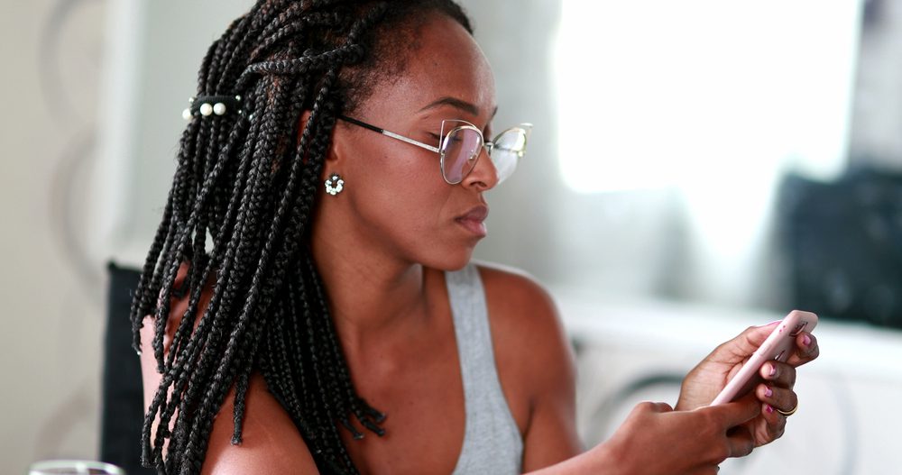 woman looking up mobile IV cost in DC